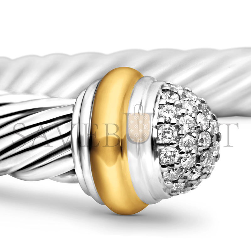dau1d Yvrm*n classic cable bracelet 7mm b06561 s8adi